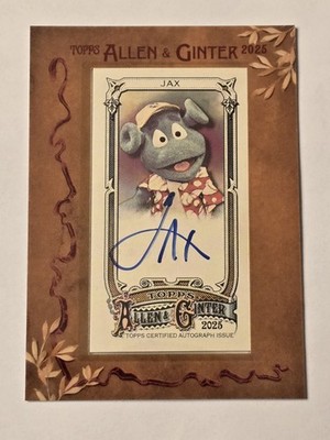 2025 Topps Allen & Ginter Jax Framed Mini Non-Baseball Auto #MA-JAX