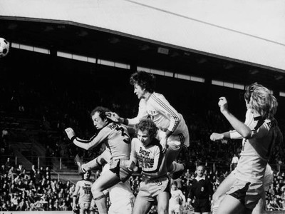 Championship NLA 1976/77 FCZ YB Brechbuhl goalscorer Botteron Brut- Old Photo