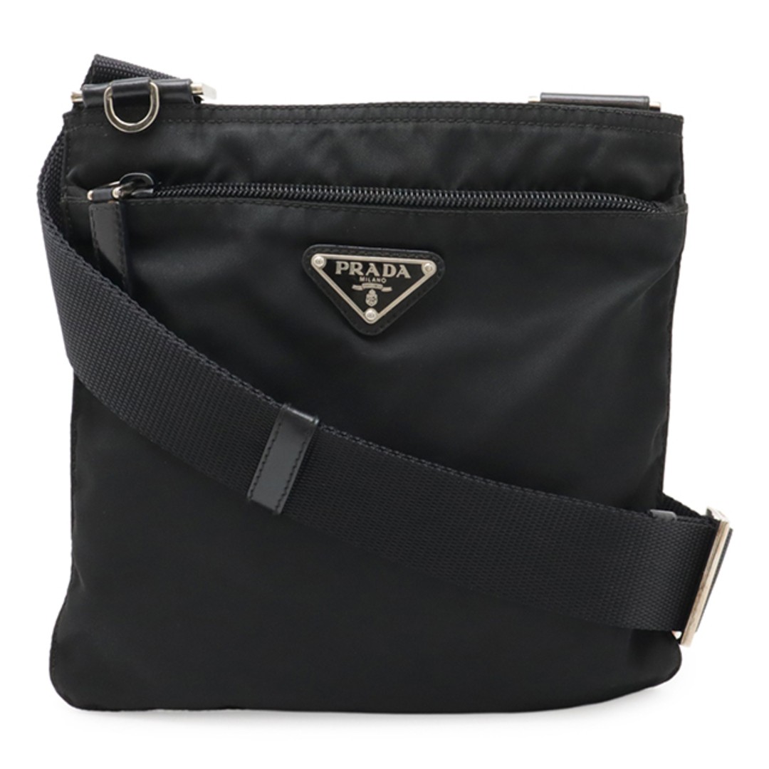 RARE PRADA Triangle Logo Shoulder Bag Crossbody Pouch Nylon No Gusset
