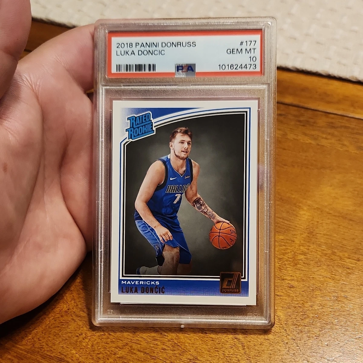Luka Dončić Professional Sports Authenticator (PSA) Basketball
