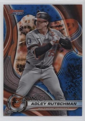 2024 Bowman's Best Blue Refractor 6/150 Adley Rutschman #9 14dq