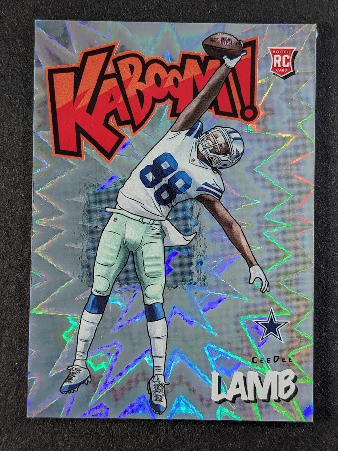 2020 Panini Absolute CEEDEE LAMB Rookie RC Kaboom! SSP Dallas Coyboys #K-CL1