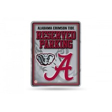 11" alabama crimson tide ncaa college team logo reserved parking sign usa made