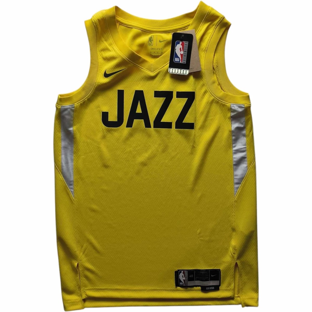 Yellow Jazz New Jersey Basketball Uniforms Utah Jazz Jersey Patch Lauri  Markkanen Jimmy, image size:1200x1200