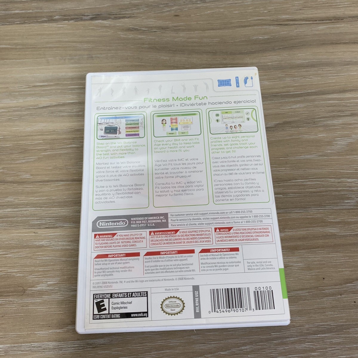 Nintendo Wii Fit Balance Board Complete Set 45496901080| eBay