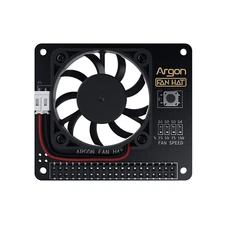 Argon Fan HAT for Raspberry Pi 4 | 40Mm Fan with Power Button | PWM and Software