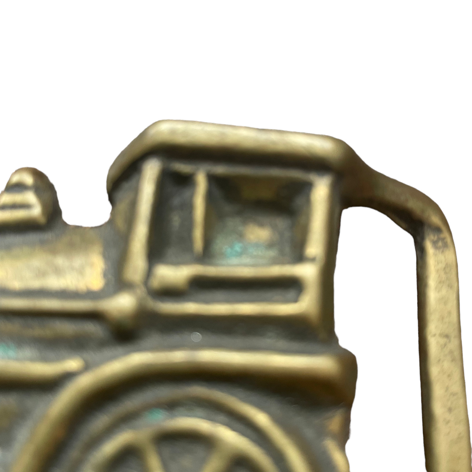 Train Engine Steam Locomotive Solid Brass Cutout … - image 2