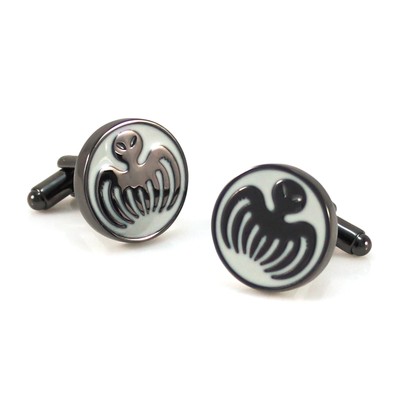 Nueva alta calidad novedad 007 película Spectre Logo cufflinks 0819