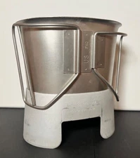 Genuine US Military Canteen Cup & Stove Stand New