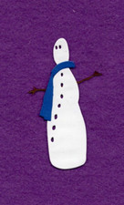 SNOWMAN 13 die cuts scrapbook cards