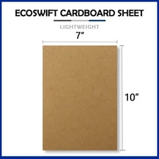 1 7x10 "EcoSwift" Brand Chipboard Cardboard Craft Scrapbook Scrapbooking Sheets