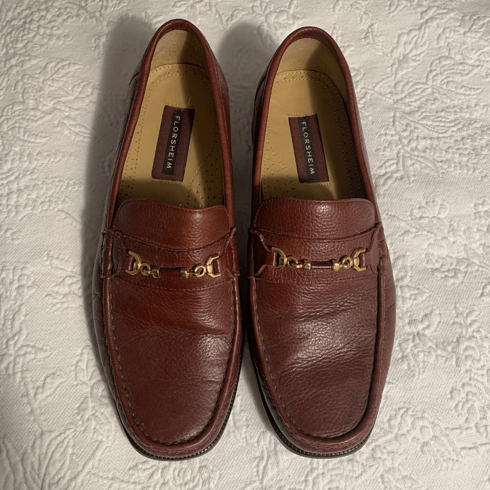 Leather Florsheim PALACE Italian Shoes Florsheim Rubber Loafers for Men | Mercari main image 3