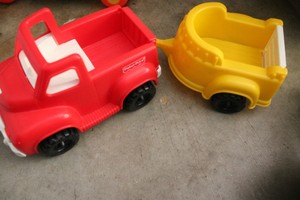 fisher price red and yellow car