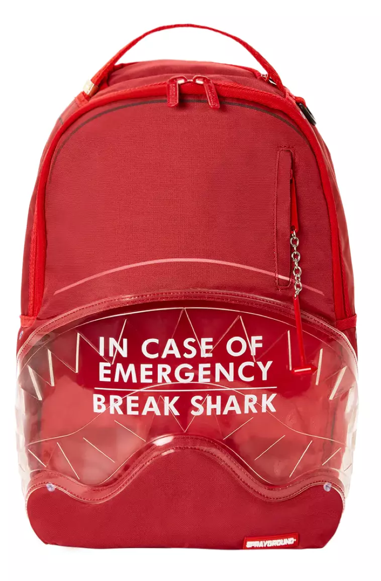 Bags, Sprayground Backpack Limited Edition Red Shark