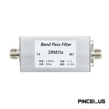28MHz Radio Band Pass Filter BPF High Isolation Adjacent Frequency Narrowband