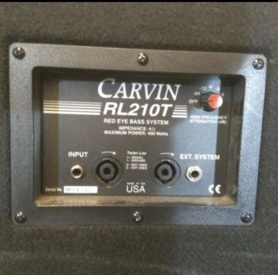 Carvin Rl210t Bass Speaker Cabinet Made In Usa Guitars