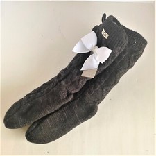 UGG Cozy Socks Grey/Black NWT
