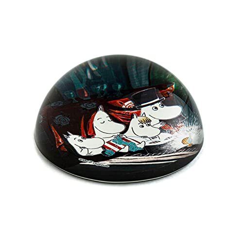 Moomin Glass Paperweight The story of Moominvalley - Picture 3 of 6