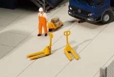 Faller 180915 Ho Scale Decoration Accessories: Two Pallet Trucks