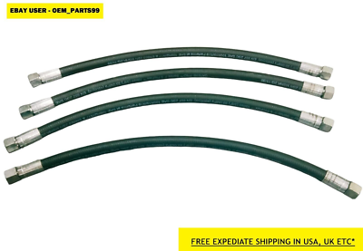 JCB Backhoe- 3/8 Bsp Anteriore Carico Braccio Kit Tubo L+R , 8 Pezzi - Foto 6