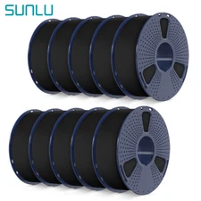 SUNLU 10*1KG Matte PETG 3D Printer Filament 1.75mm High Flow Speedy Toughness