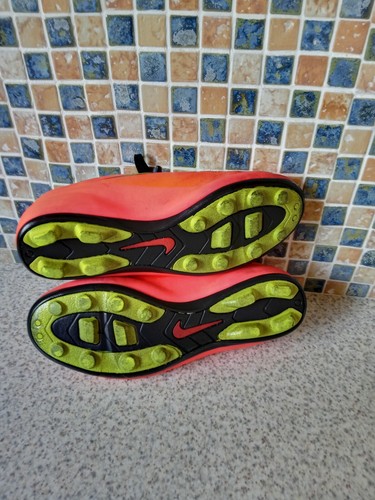 Juniors NIKE HYPERVENOM FG Football Boots 590073 990 UK 5.5 EU 38.5 US 6Y ORANGE - Picture 7 of 7