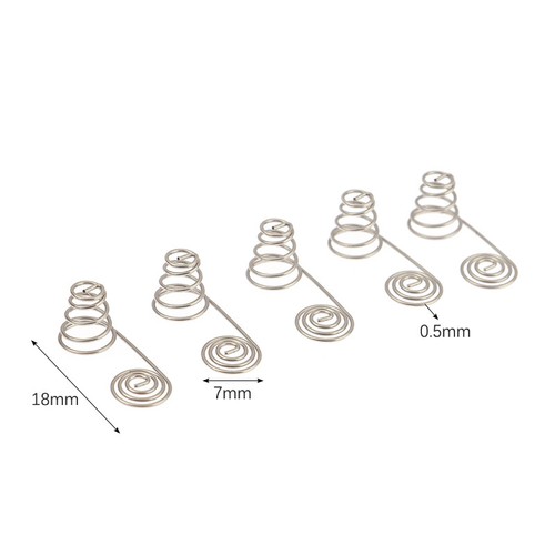 5PCS AA Battery Negative And Positive Spring Contact Plate NIckel Wire Spring - Picture 8 of 19