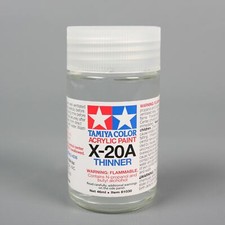 Tamiya - Acrylic/Poly Paint Thinner, X-20A, 46ml
