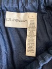 PURE DKNY Blue Silk Tiered Skirt – Size Small — photo 4