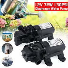 2x12V High Pressure Water Pump 130PSI Self Pr...