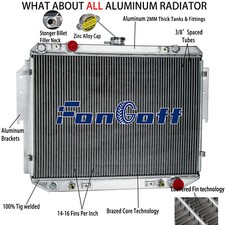 3-core Aluminum Radiator Fit 1999-2003 Dodge Ram 1500 2500 3500 Van 3.9l 5.9l Us 3-core Aluminum Radiator Fit 1999-2003 Dodge Ram 1500 2500 3500 Van 3.9l 5.9l Us