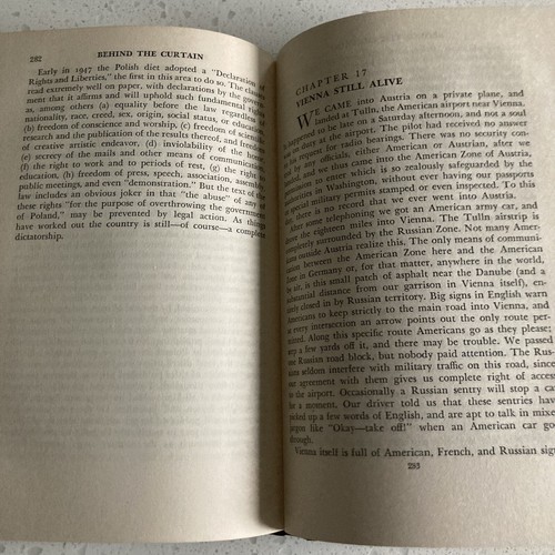 Behind the Curtain By John Gunther 1949 Hardcover Published By Harper & Brothers - Foto 19 di 21