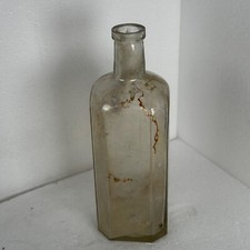 ANTIQUE CLEAR BOTTLE /Maker's Mark Unknown