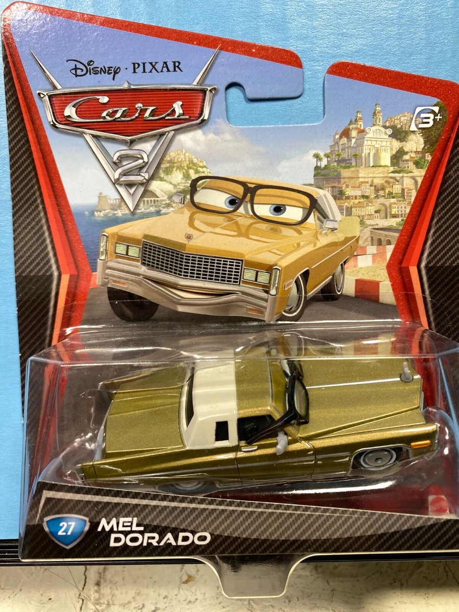 MATTEL DISNEY PIXAR CARS 2 #27 MEL DORADO CADIILAC | eBay