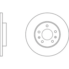 Apec Blue Brake Disc - Rear SDK6798 - Fits Nissan Qashqai and Renault Kadjar