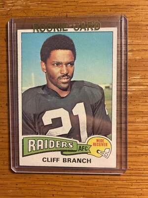 Cliff Branch Raiders 1975 Topps Rookie RC #524 Centered EX NMint BV$60.00