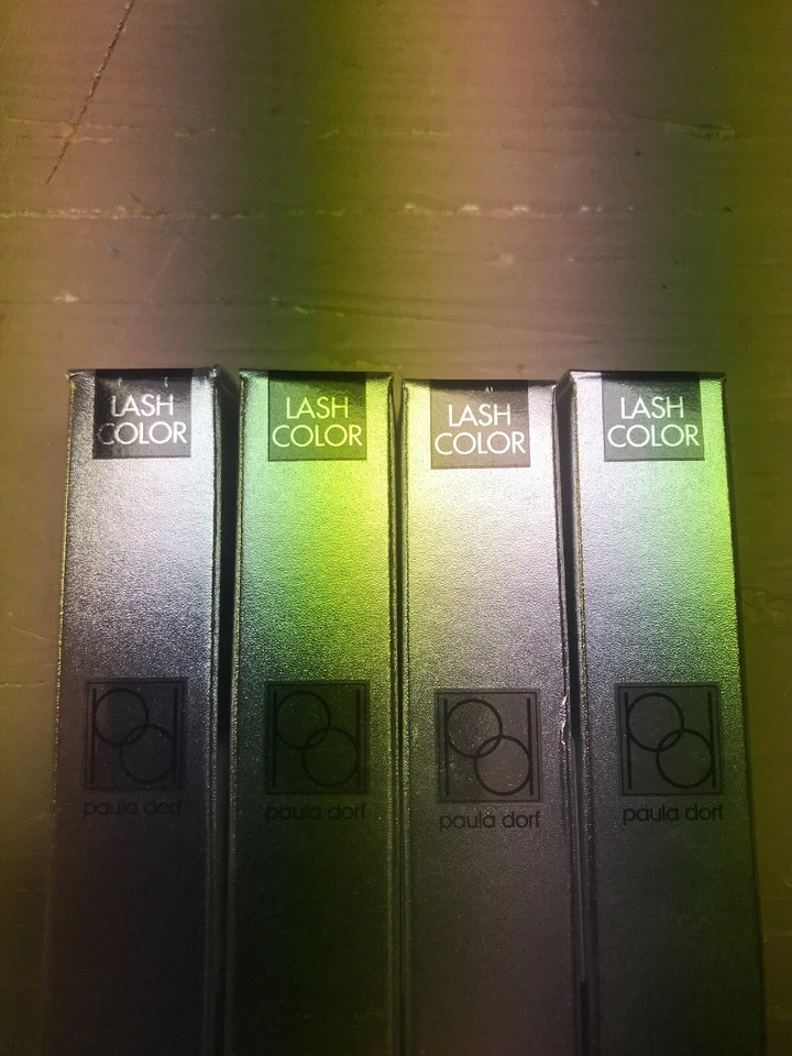 Lote de 4 pestañas Paula Dorf color, azul marinero, 0,33 oz Foto 2 de 3