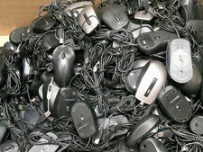 Lot of 5 - Used Mixed Genuine Dell USB LED Optical Scroll Mouse