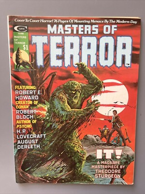 Masters Of Terror 1 (1975) FN/VF Magazine Vintage Horror IT Sturgeon Stan Lee 