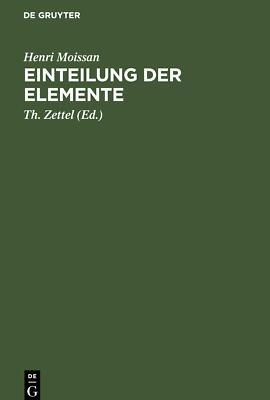 Einteilung der Elemente | Buch | 9783112463192