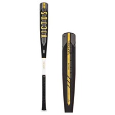 Victus Vandal BBCOR VCBV Baseball Bat -3 Black White Gold 32/29 One Piece Alloy