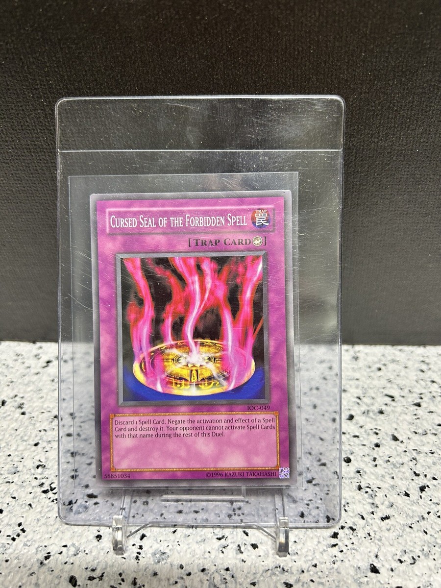 yugioh forbidden spell cards Yu-Gi-Oh! TCG Cursed Seal of the Forbidden Spell Invasion of Chaos  Ioc-049