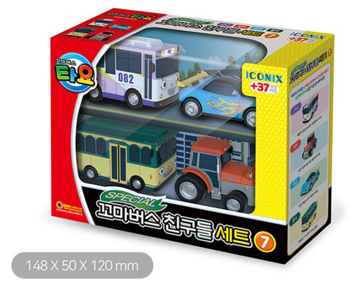 Tayo The Little Bus Friends Special 7th Set - Toy Vehicles for Kids TAYO Series - Picture 6 of 6
