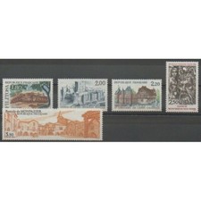 France - Poste - 1986 - No 2401/2405 - Sites  - Monuments