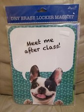 New Dry Erase Locker Magnet 8.5" X 11" Paper Craft Brand dog Free shipping