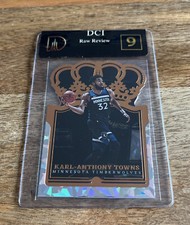 2021-22 Panini Crown Royale #24 Karl-Anthony Towns Copper Crystal Die Cut DCI 9