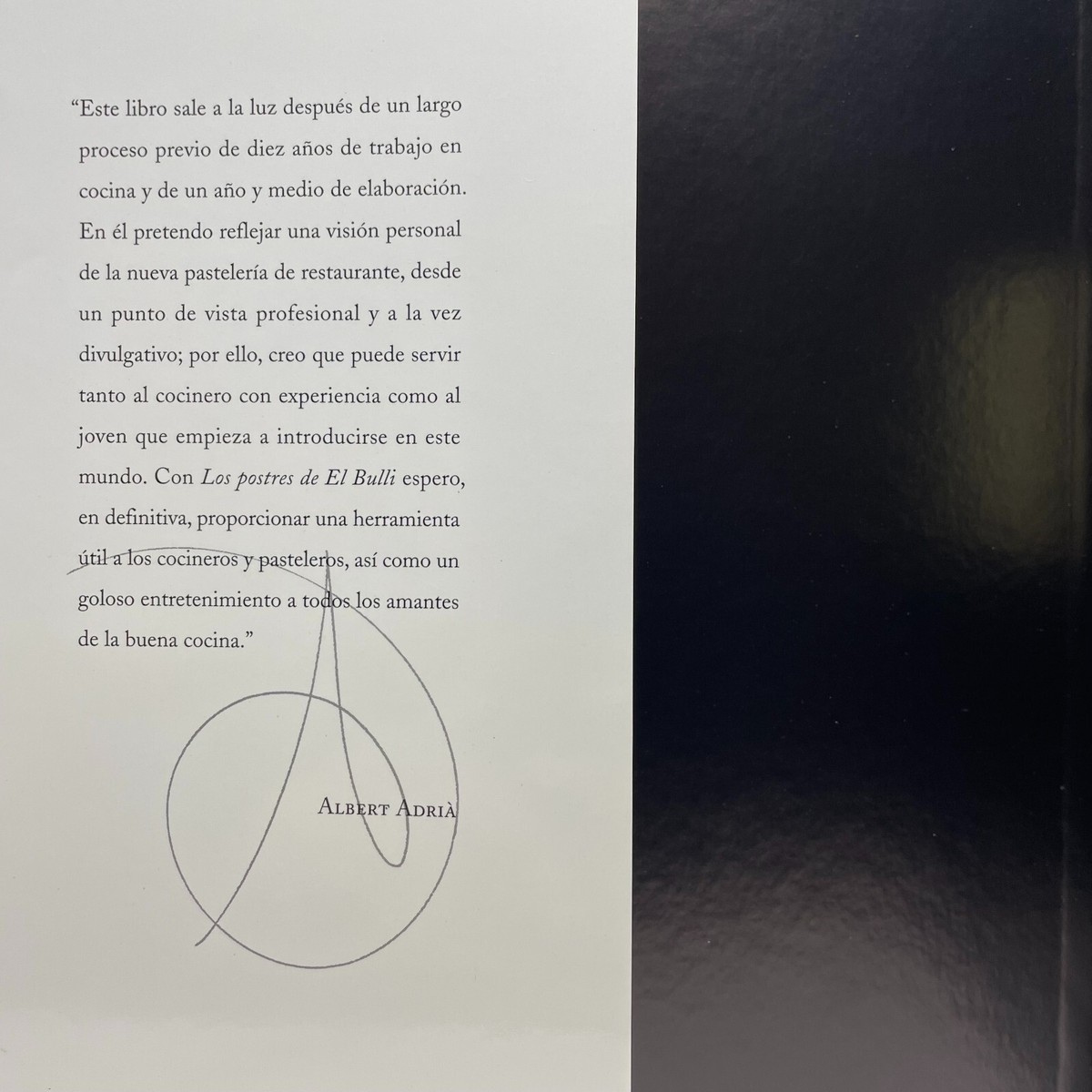 Albert Adria / Los Postres de El Bulli First Edition