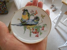 PLATO PEQUEÑO PERIQUITO-PARA DECORACIÓN-JAPÓN-EN MUY BUEN ESTADO+CERCA DE 4" DE ANCHO