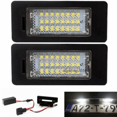 2Pcs LED License Plate Light for VW Jetta MK6 Golf MK6 MK7 Passat B6 B7  Variant