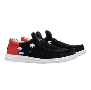  NWT Hey Dude Disney Mickey Mouse Wally Shoes Men’s Sz 8 W10 In Hand